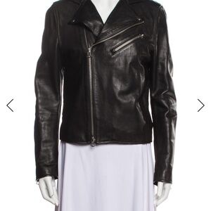Acne Studio Calf Leather Jacket; Excellent condition, fits like M/L